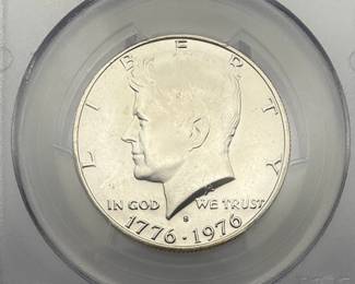 1976-S Silver Kennedy Half Dollar, PCGS MS65