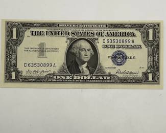 1957 Uncirculated $1 Silver Certificate