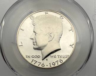 1976-S Silver Proof Kennedy Half Dollar, PCGS PR69 DCAM