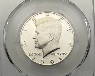 1994-S Silver Proof Kennedy Half Dollar, PCGS PR69 DCAM
