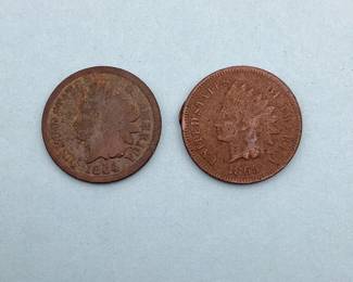 1864 & 1865 Indian Head Cents