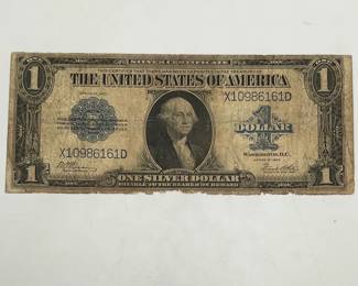 1923 Large Size $1 Silver Certificate