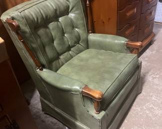 Sears 1970s  naugahyde/vinyl chair