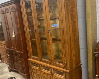 Brutalist China cabinet