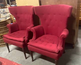 Wingback chairs