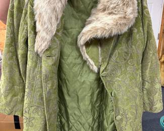 Vintage coat. Other clothing types will be available at the sale. Shoes, dresses, costume wear, etc.