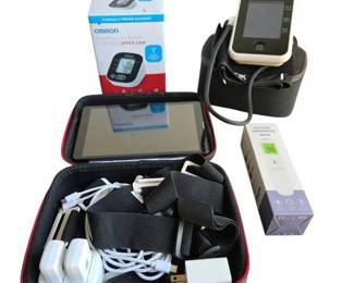 Lot of Home Health Monitors  Sword Health Digital PT Kit,Blood Pressure Cuffs, Infrared Thermometer