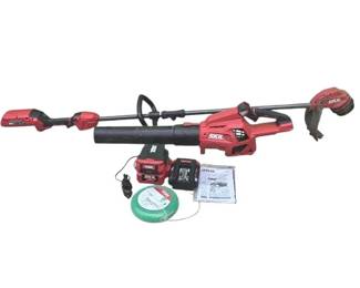 SKIL PWR CORE 40V Cordless Brushless String Trimmer  Leaf Blower Combo Kit