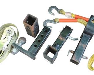 Trailer Hitch And Strap Bundle
