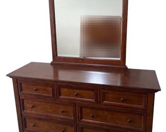 Ashebrook Wooden Dresser  Mirror