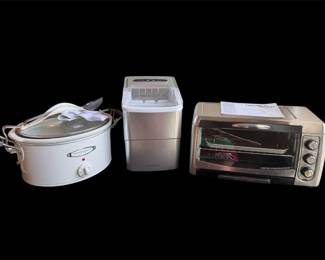 All You Need Kitchen Trio  Slow Cooker, Icemaker, Toaster Oven