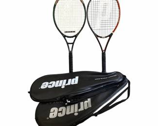 Pair Of Prince Tennis Rackets