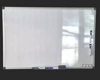 Magnetic DryErase Whiteboard with Accessories Aluminum Frame