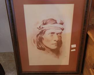 Print of "A Zuni Governor" by Favel Signed & Numbered 104/500