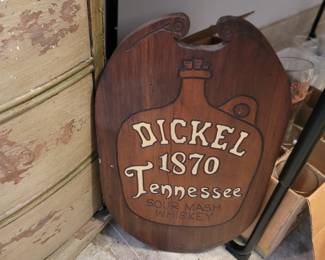 Vintage George Dickel Sign