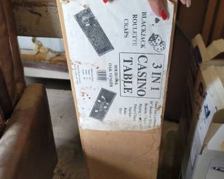 3 in 1 Casino Table new in box