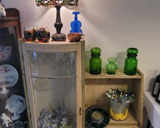 Handblown Sir Sticks, Stained Glass Lamp