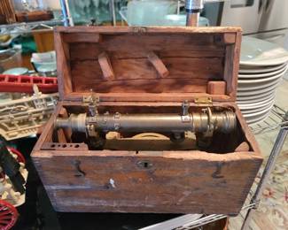 Vintage Keuffel & Esser Co. Brass Surveyor's Transit