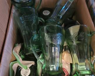 Coke Glasses w/ Handles