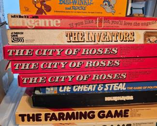 Lots of Vintage Board games
