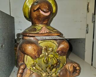 Happy Turtle 1970s Cookie Jar