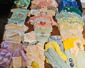 More 1970s and early 80s baby wear and toys