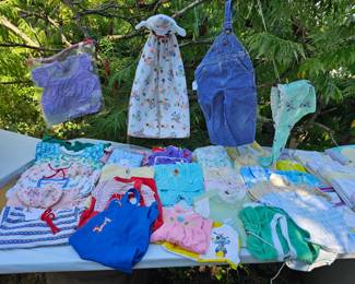 1970s and early 80s baby and toddler wear
