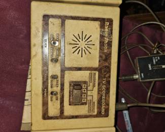 Radio Shack collectibles and early gaming system
