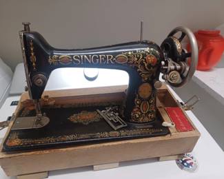 Singer sewing machine dated March 9, 1911.
