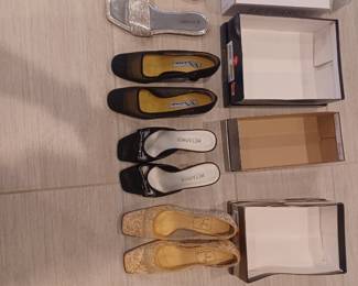 Size 8 to 10.  New or almost new ladies dress shoes.