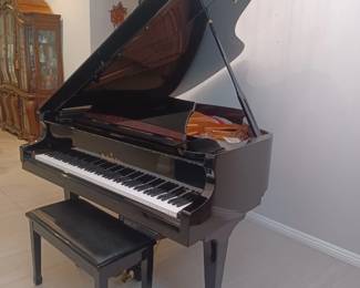 Player baby grand piano. Bought new from Southern NV Music.
