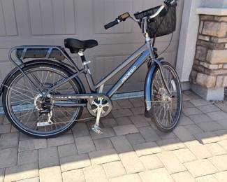 Pedago e bike with basket.