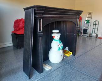 Unit with shelf.  