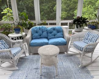 Wicker Love Seat