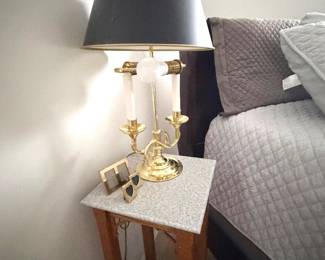 Dupont Brass Candle Lamp