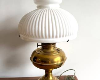 Brass Oil Style Lamp