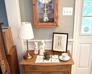 Antique Oak Washstand
