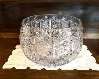 Brilliant Cut Glass Bowl