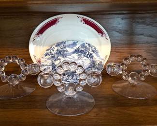 Ironstone, Candlesticks, Candlewick
