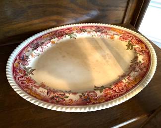 Transferware Platter