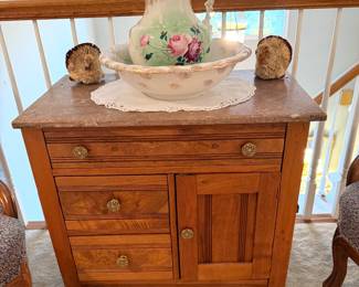 Marble Top Wash Stand