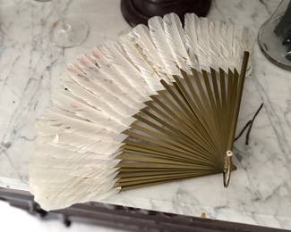 Antique Feather Fan