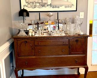 antique sideboard