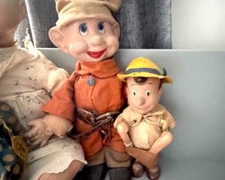 Antique Cinderella Dwarf & Pinocchio Doll