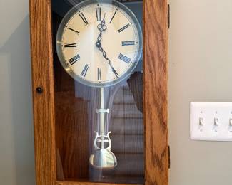 Oak Cased Clock