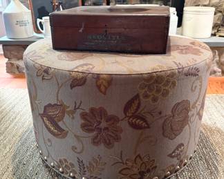 Floral Ottoman