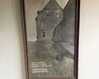 Andrew Wyeth MMA Exhibition Print 1976 - 1977