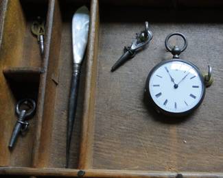 Items in a shadowbox