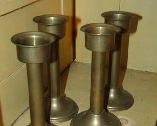 Brass candle sticks