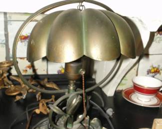 Antique Pairpoint Lamp Tulip Flower